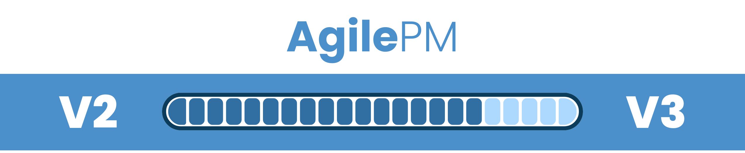 AgilePM V2 to V3 update banner